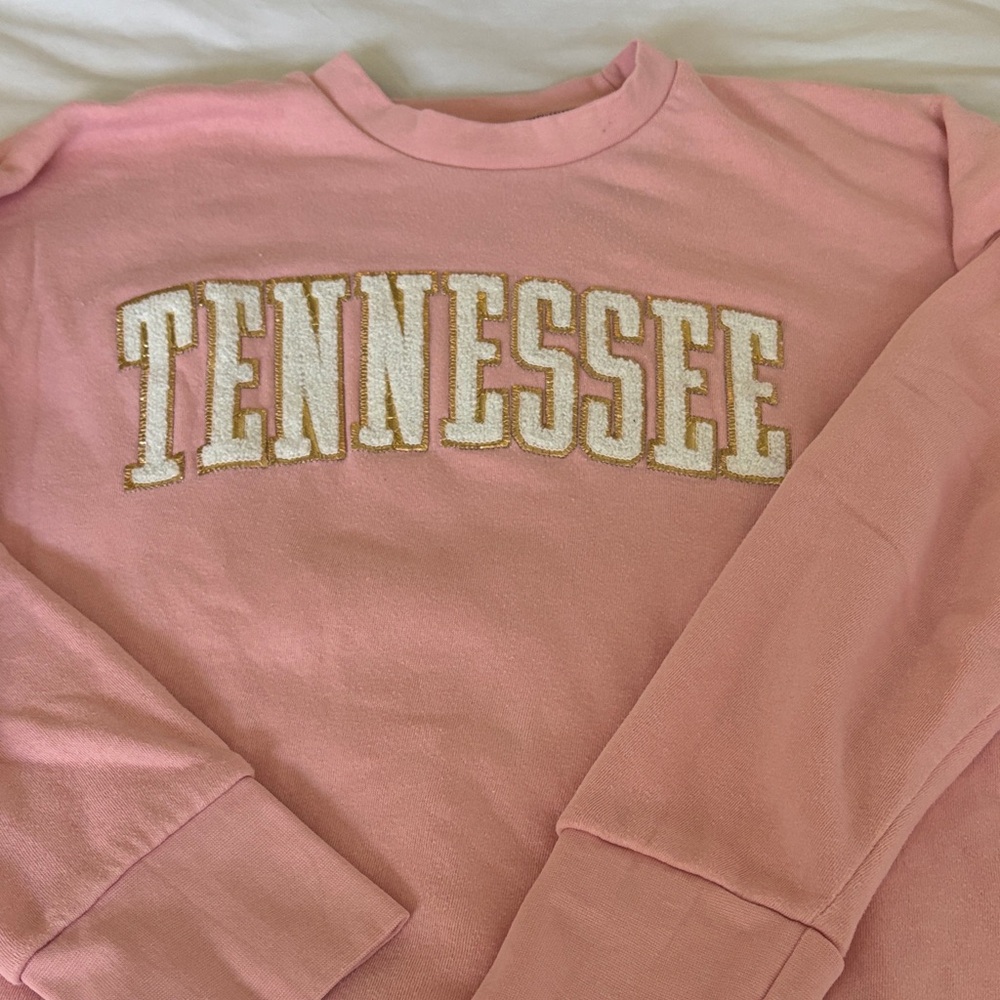 Tennessee Pressbox Pink Crewneck Sweatshirt